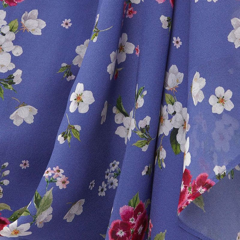 Hobbs Caroline Floral Print Silk Midi Dress 5 result