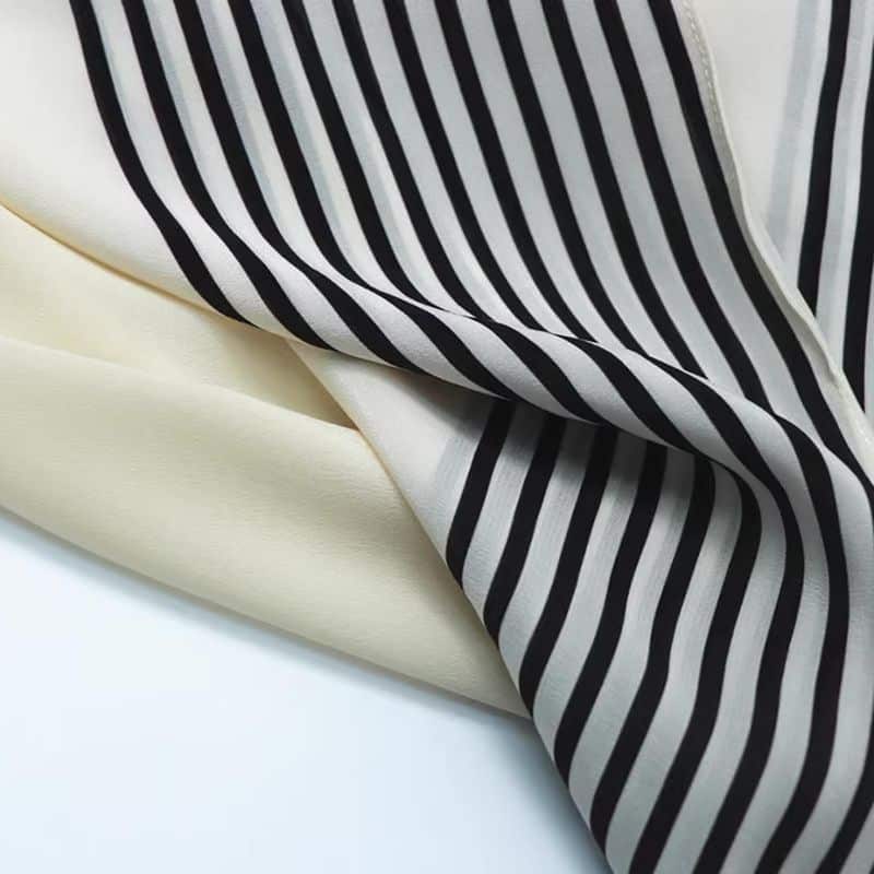 TOTEME Stripe Scarf Waist Silk Skirt 11 result
