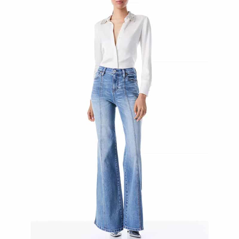 Alice + Olivia Timothy Low Rise Jean 3 result