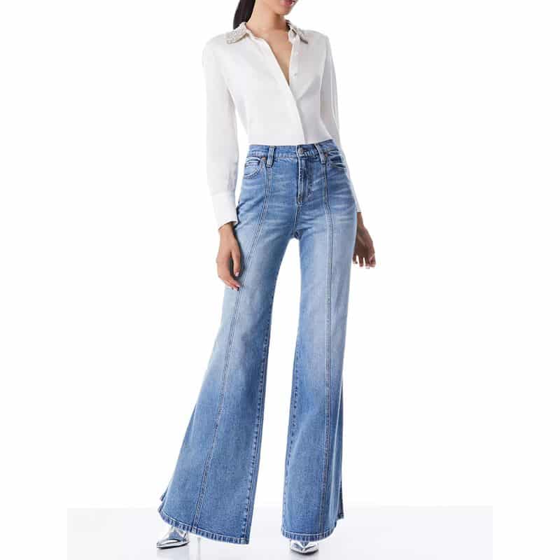 Alice + Olivia Timothy Low Rise Jean 5 result