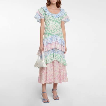 RIXO Benita printed cotton tiered maxi dress 2 result