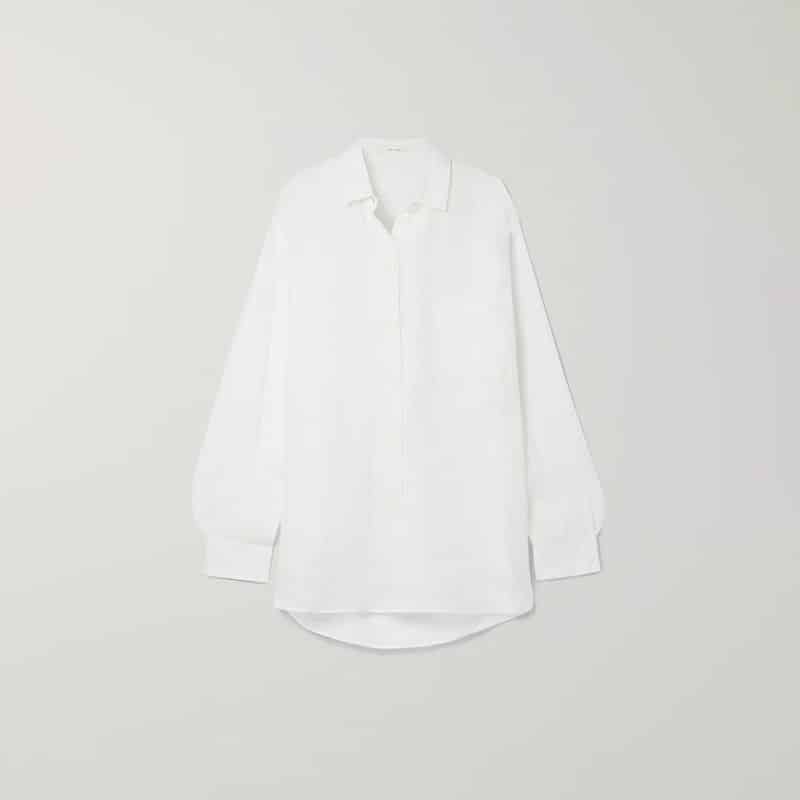THE ROW Brant linen shirt result