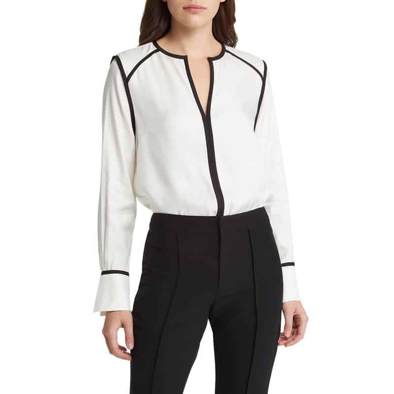 ted baker Serinia Contrast trim Blouse 2 result