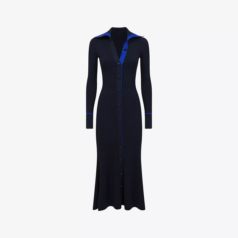 REISS Millie ribbed knitted midi dress result