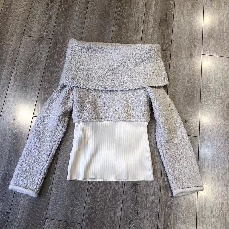 3.1 PHILLIP LIM Off The Shoulder Bouclé Wrap Sweater 12 result