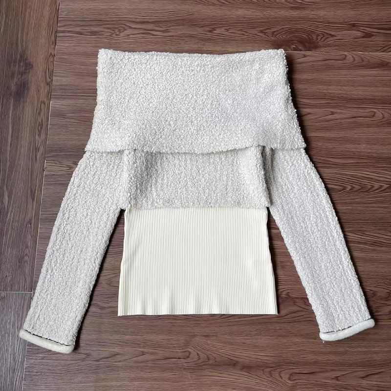 3.1 PHILLIP LIM Off The Shoulder Bouclé Wrap Sweater 13 result