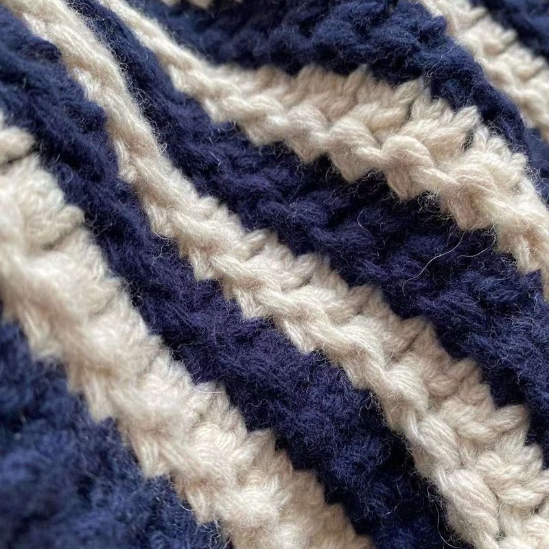 BRUNELLO CUCINELLI Striped wool cashmere and silk blend turtleneck sweater 10 result