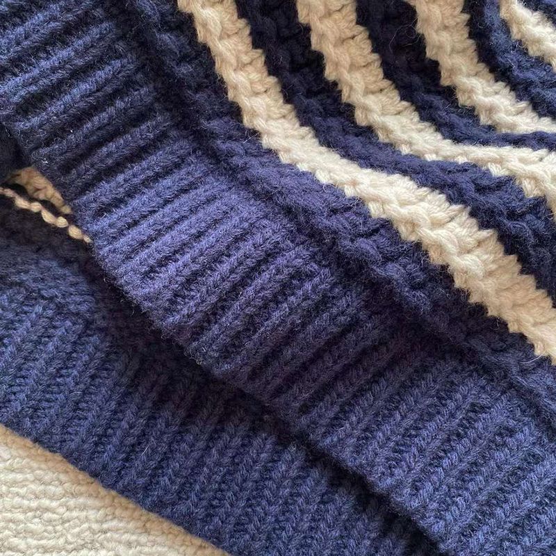 BRUNELLO CUCINELLI Striped wool cashmere and silk blend turtleneck sweater 12 result