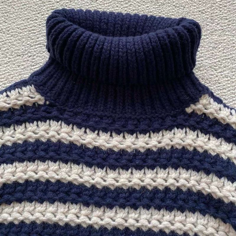 BRUNELLO CUCINELLI Striped wool cashmere and silk blend turtleneck sweater 16 result