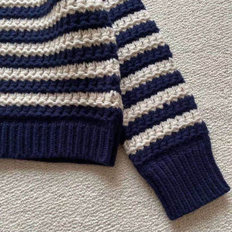 BRUNELLO CUCINELLI Striped wool cashmere and silk blend turtleneck sweater 19 result