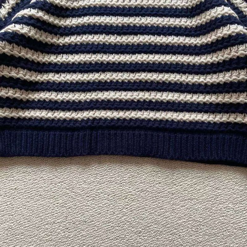 BRUNELLO CUCINELLI Striped wool cashmere and silk blend turtleneck sweater 20 result