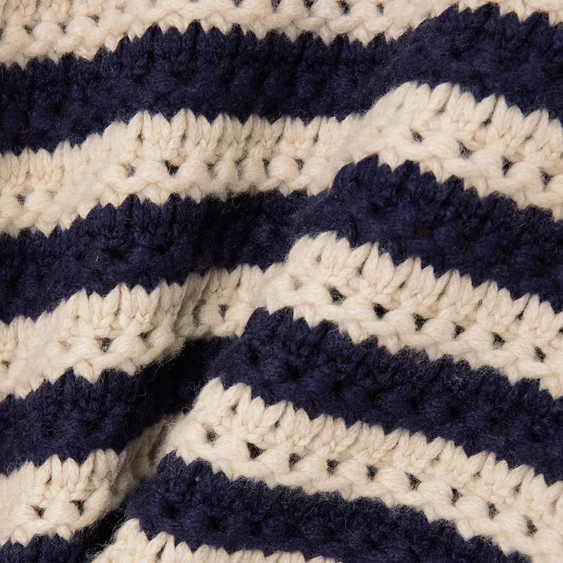 BRUNELLO CUCINELLI Striped wool cashmere and silk blend turtleneck sweater 4 result