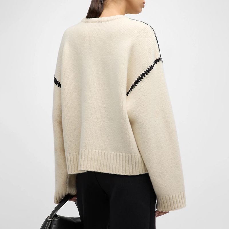 TOTEME Cashmere Blend Knit Sweater 4 result