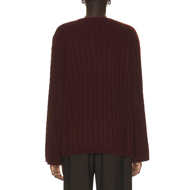 TOTEME Cashmere Cable Knit Sweater 3 result