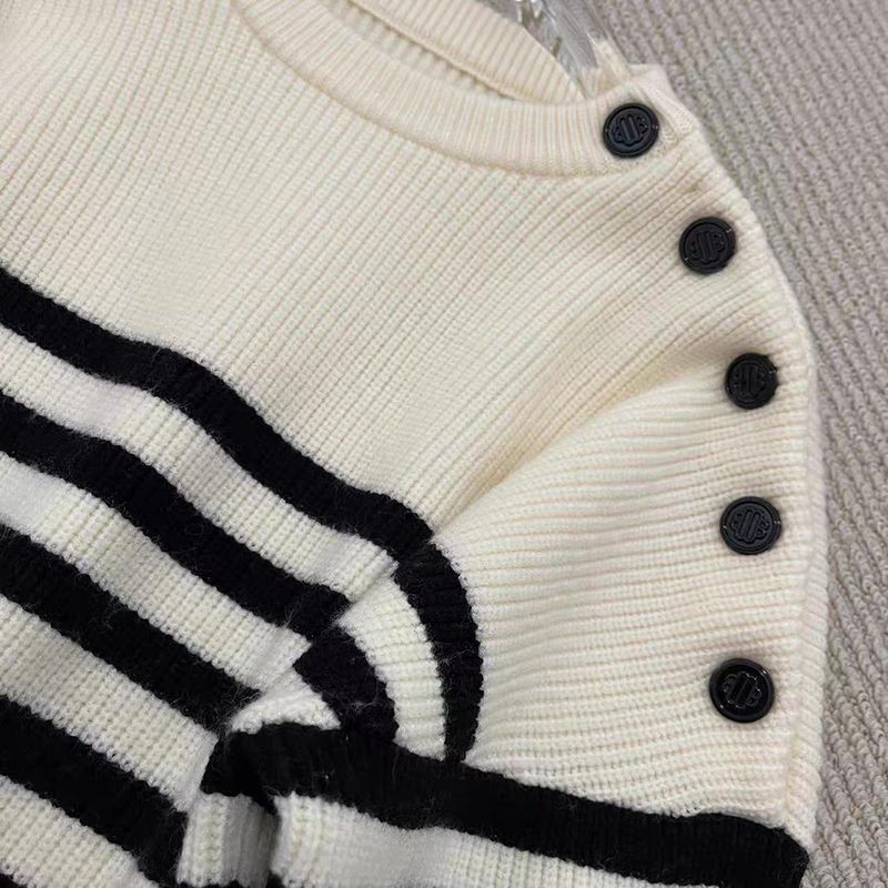 maje Marino Stripe Drop Shoulder Sweater 8 result