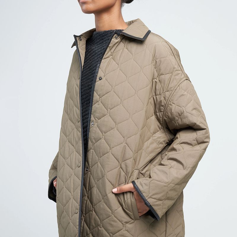 toteme quilted cocoon coat 5 result