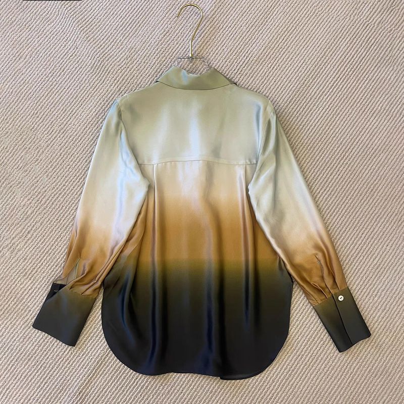 vince Dip Dye Relaxed Long Sleeve Shirt 15 result