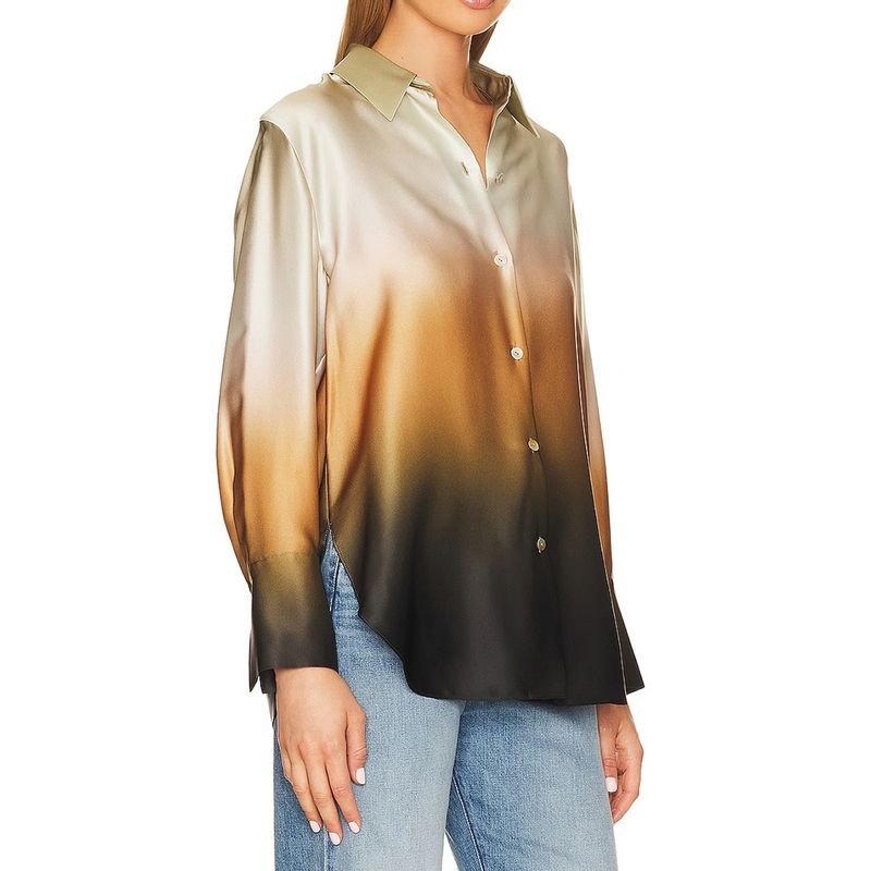 vince Dip Dye Relaxed Long Sleeve Shirt 3 result