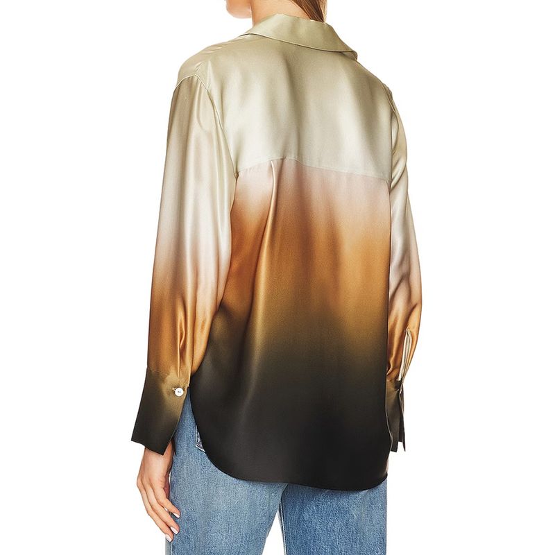vince Dip Dye Relaxed Long Sleeve Shirt 4 result