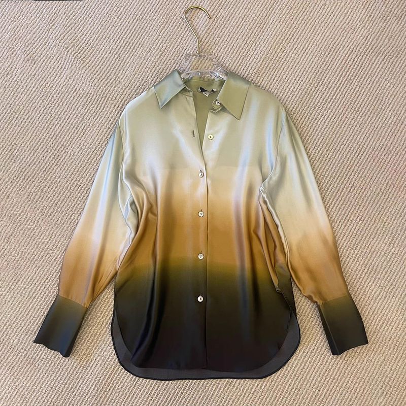 vince Dip Dye Relaxed Long Sleeve Shirt 7 result