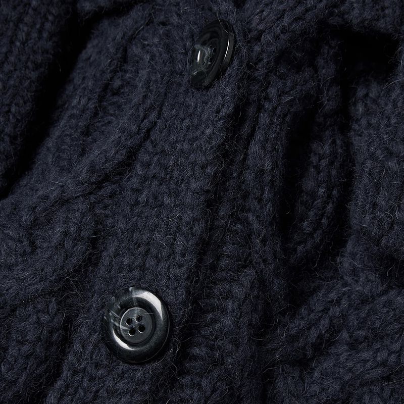 DÔEN Holland cape effect cable knit alpaca blend cardigan 5 result
