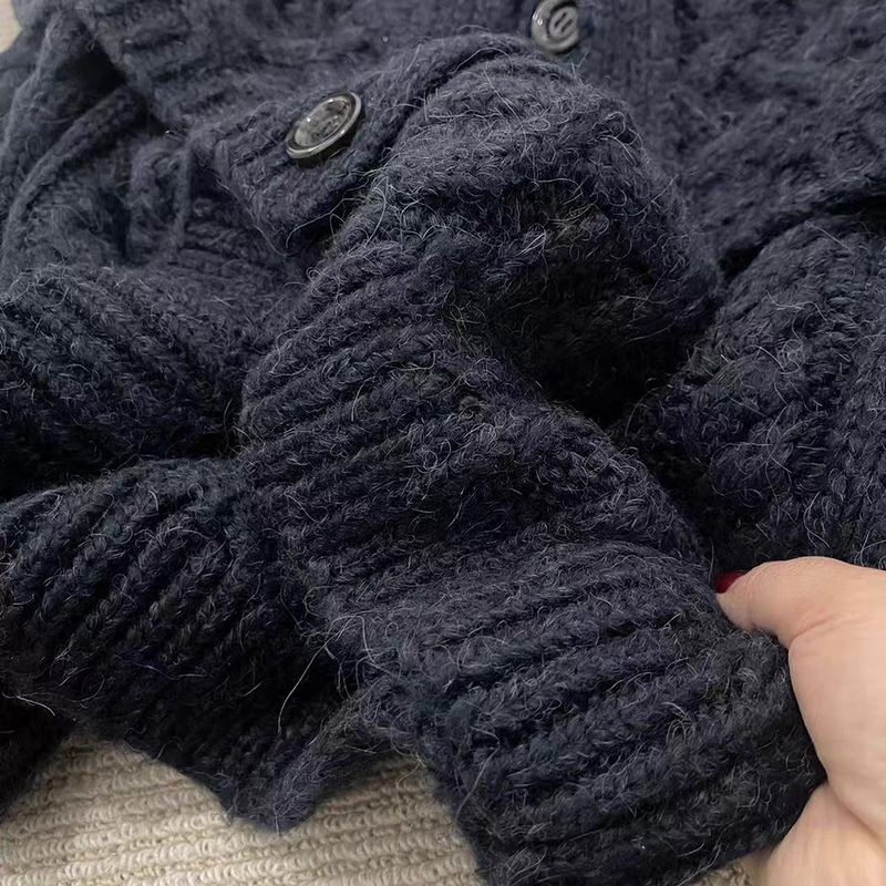 DÔEN Holland cape effect cable knit alpaca blend cardigan 7 result